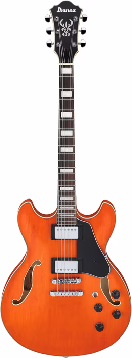 Ibanez AS73 Transparent Tangerine - Semiakustická kytara