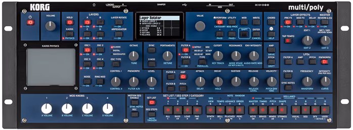 Korg Multi/Poly Module - Analogový syntezátor