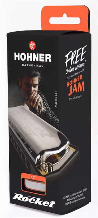 Hohner Rocket 5-Pack (C-, G-, A-, D-, Bb-major) - Sada foukacích harmonik
