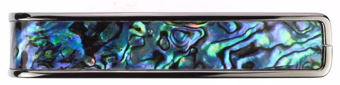 Thalia Shell Collection Blue Abalone Black Chrome - Kapodastr