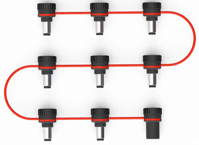 D'Addario XPND Adjustable Daisy Chain - Napájecí kabel