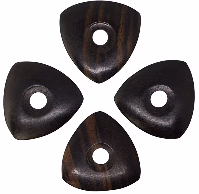 Timber Tones Star Tones African Ebony 4-Pack - Trsátka