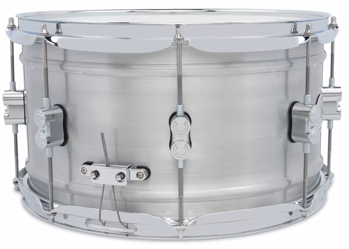 PDP 14" x 8" Concept Metal Satin Brushed Aluminium Snare Drum - Snare bubínek
