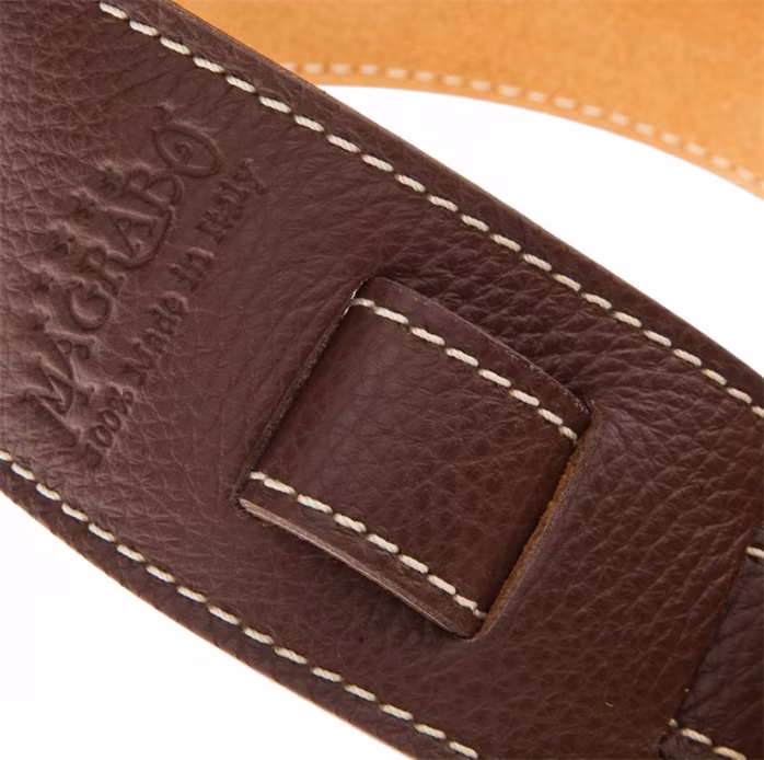 Magrabò Holes HS Colors Dark Brown 6 cm - Kytarový popruh