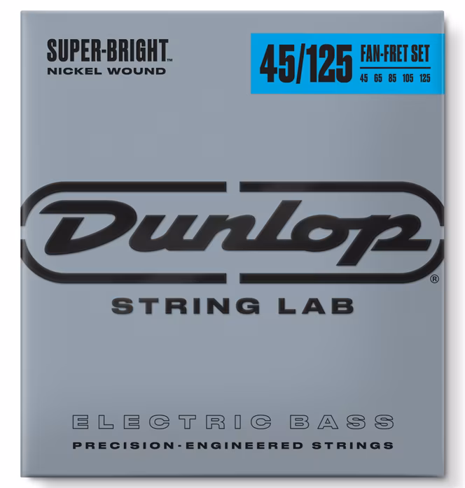 Dunlop Bass Super Bright Nickel 45-125 5-String - Struny pro pětistrunnou baskytaru