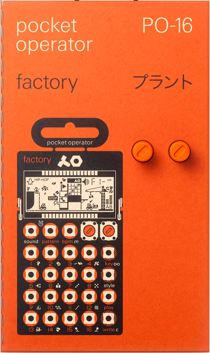 Teenage Engineering PO-16 factory - Syntezátor