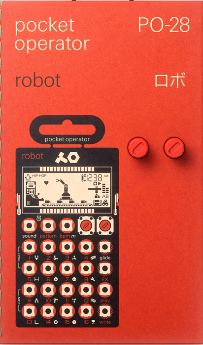 Teenage Engineering PO-28 robot - Syntezátor