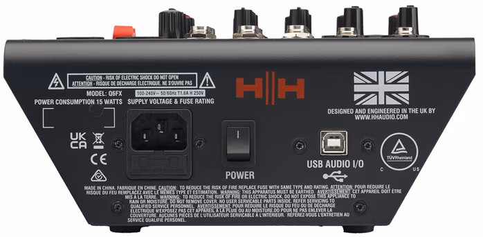 H&H Q6FX - Analogový mixážní pult