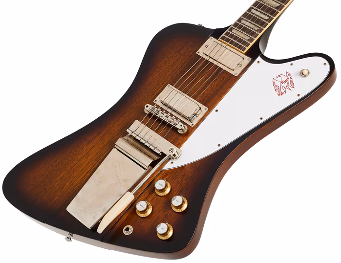 Gibson Custom 1963 Firebird V w/ Maestro Vibrola VOS Vintage Sunburst - Elektrická kytara