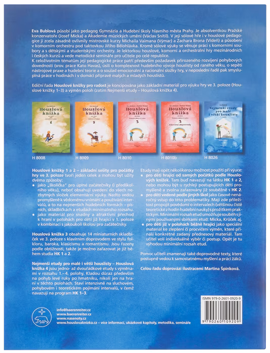 KN Nejmenší etudy pro malé i větší houslisty  - Škola hry na housle