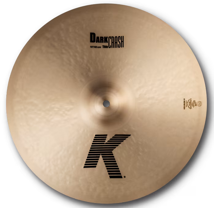 Zildjian 16" K dark crash thin (použité) - Činel crash