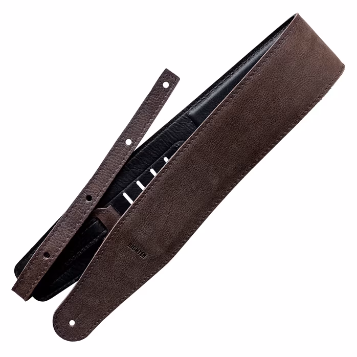 Richter Raw III Pad Nappa Brown - Kytarový popruh