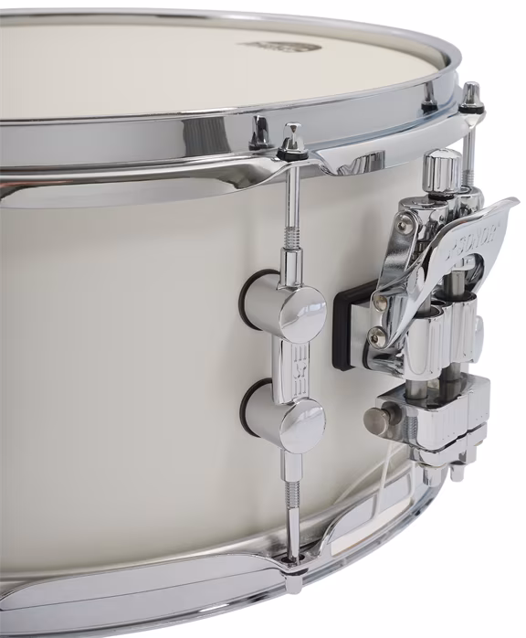 Sonor 14" x 6,5" SQ1 Satin Pure White  (rozbalené) - Snare bubínek