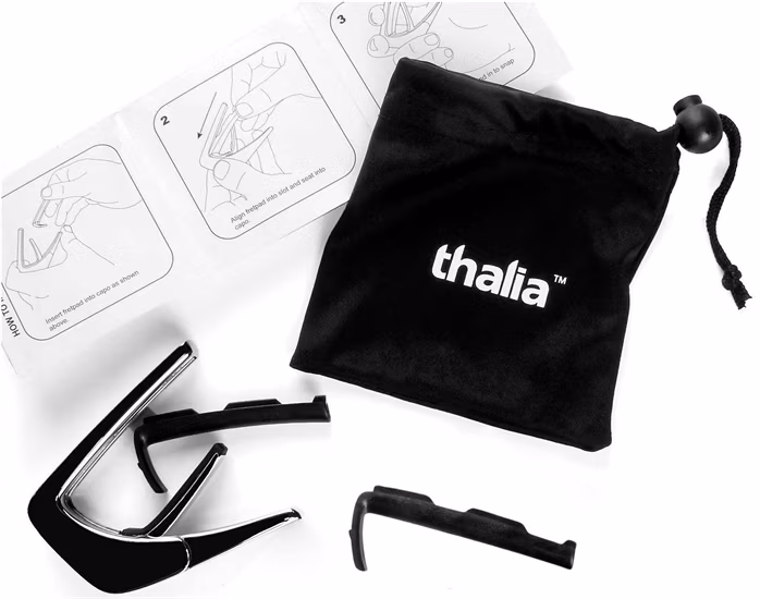 Thalia Premium Series Vintage Pearl Black Chrome - Kapodastr