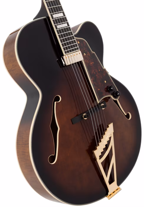 D'Angelico Premier EXL-1 Brown Burst - Semiakustická kytara