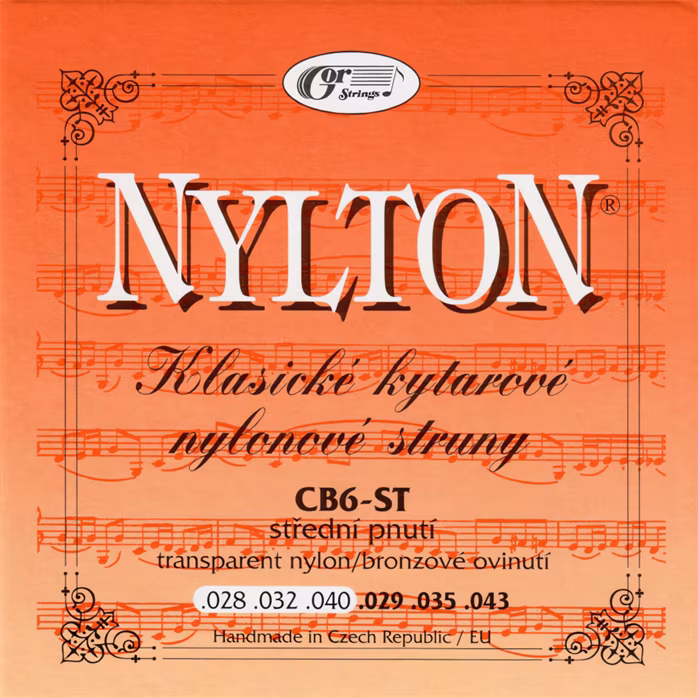 Gorstrings Nylton CB6ST 28543 Cristal - Nylonové struny pro klasickou kytaru