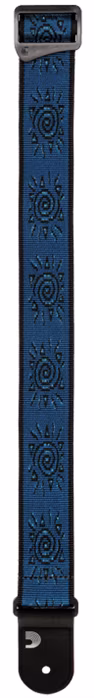 D'Addario Vintage Suns Blue - Kytarový popruh
