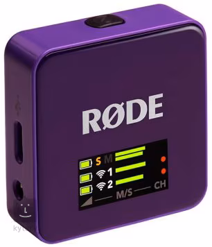 Rode Wireless GO Gen 3 - Purple - Duální bezdrátový set