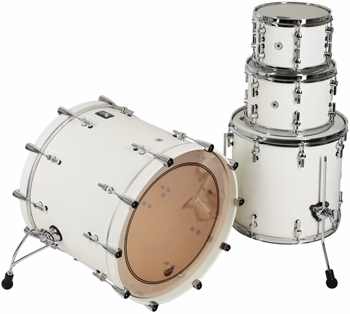 Sonor SQ1 Satin Pure White Birch Drum Set - Bicí souprava