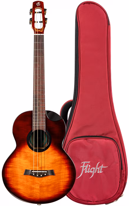 Flight Navigator Baritone EQ-A Tobacco Burst - Elektroakustické ukulele
