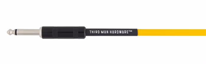 Fender x Third Man Hardware 30' Coil Cable Yellow - Kroucený nástrojový kabel