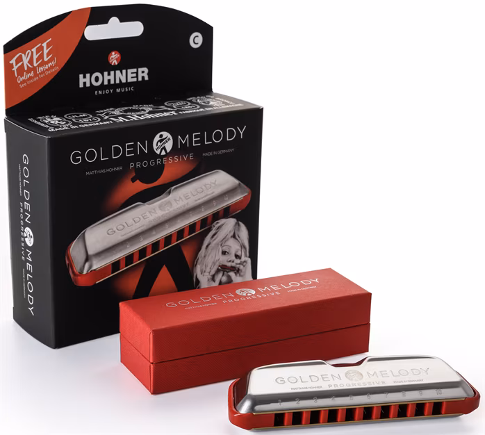 Hohner Golden Melody Progressive E-major - Foukací harmonika