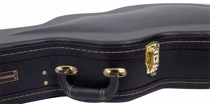 CrossRock CRW600SBBK Jumbo Black - Kufr pro akustickou kytaru