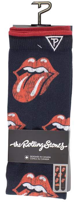 Perri's Leathers The Rolling Stones Allover Distressed Tongues Dye Sub - Ponožky