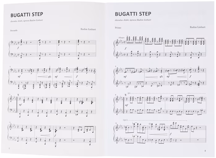 KN Bugatti step - Jaroslav Ježek - Noty pro klavír