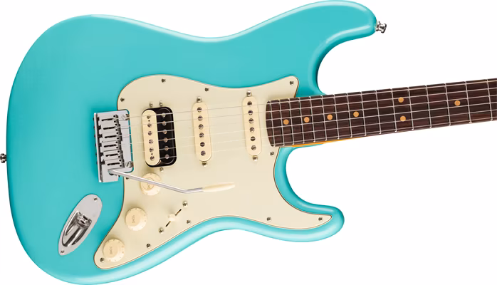 Fender American Ultra Luxe Vintage 60s Stratocaster HSS RW SFG - Elektrická kytara