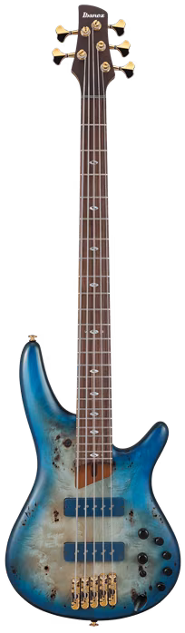 Ibanez SR6605 Ghost Fleet Blue Burst - Elektrická baskytara