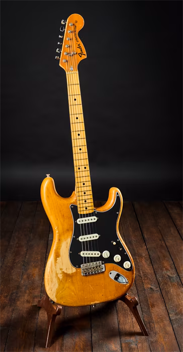Fender 1975 Stratocaster NAT Refret/Refin - Elektrická kytara