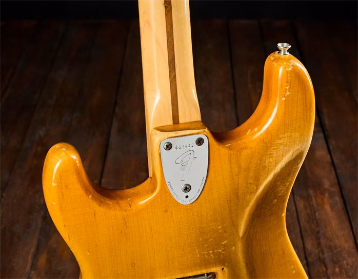 Fender 1975 Stratocaster NAT Refret/Refin - Elektrická kytara