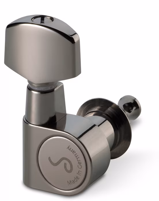 Schaller M6 Pin 6 left Ruthenium - Kytarová mechanika