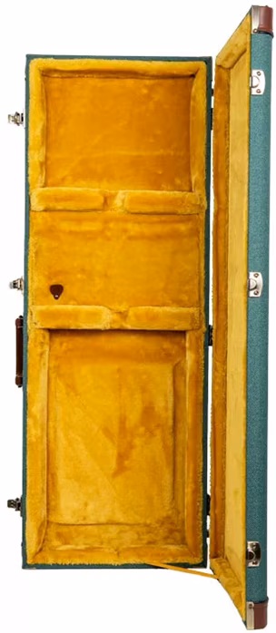 CrossRock CRW720EMB Malachite Blue - Kufr pro elektrickou kytaru