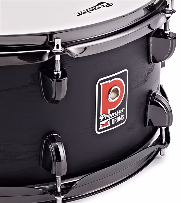 Premier 14" x 6,5" Artist Birch Snare Drum Stealth Black  - Snare bubínek