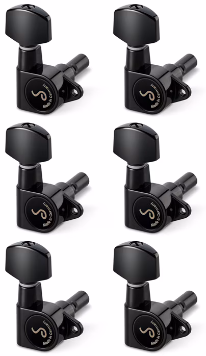 Schaller M6 135 6 left Black - Kytarová mechanika