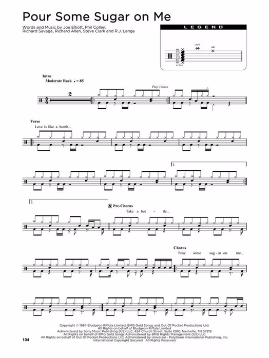 MS First 50 Pop Songs - Škola hry na bicí