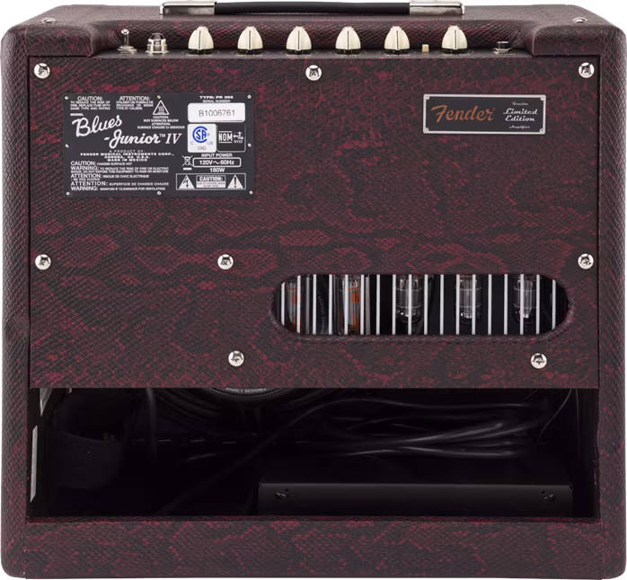 Fender Blues Junior IV Red Snake Texas - Kytarové lampové kombo