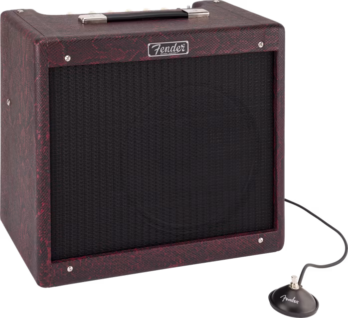 Fender Blues Junior IV Red Snake Texas - Kytarové lampové kombo