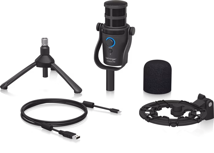 Behringer D2 PODCAST PRO - USB dynamický mikrofon