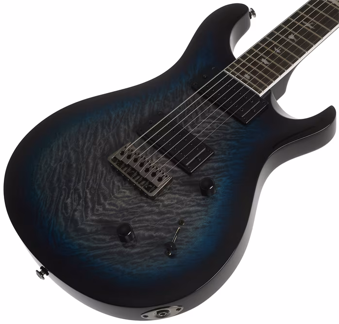 PRS SE Mark Holcomb Svn Holcomb Blue Burst 2026 - Elektrická sedmistrunná kytara