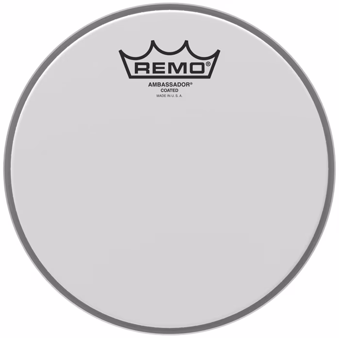 Remo 8" Ambassador Coated - Blána na tomy