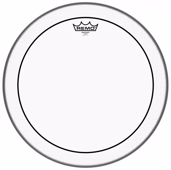 Remo 16" PinStripe Clear - Blána na tomy