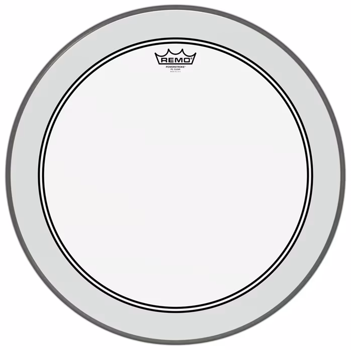 Remo 20" PowerStroke 3 Clear - Blána na basový buben