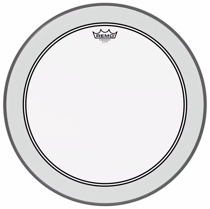Remo 22" PowerStroke 3 Clear - Blána na basový buben