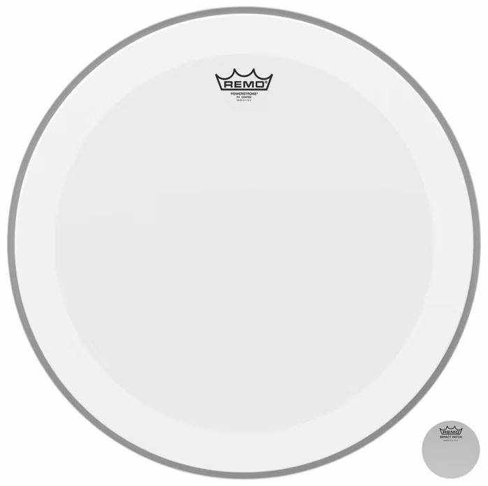 Remo 20" PowerStroke 4 Coated + Falam Slam - Blána na basový buben
