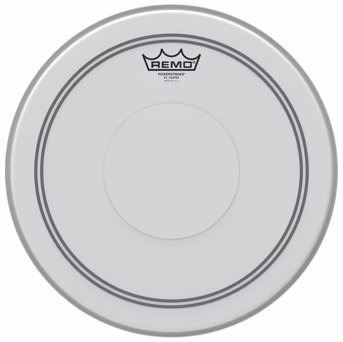 Remo 14" Powerstroke 3 Coated Clear Dot - Blána na snare bubínek a tomy