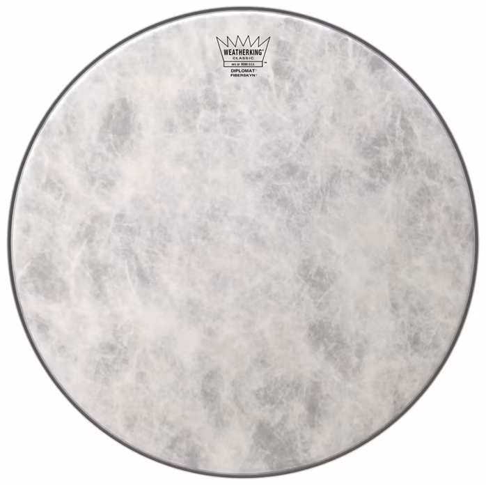 Remo 16" Classic Fit Diplomat Fiberskyn - Blána na floor tom