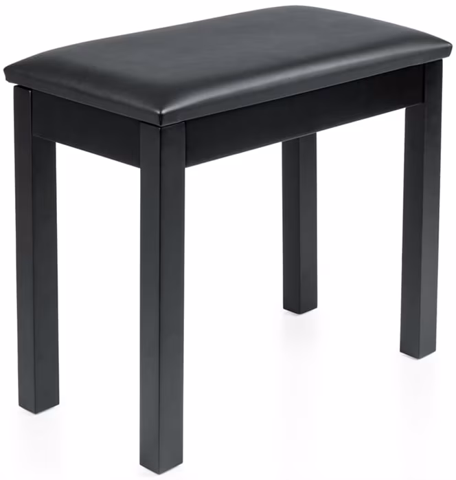 Gator Frameworks Traditional Wooden Piano Bench Black - Klavírní stolička